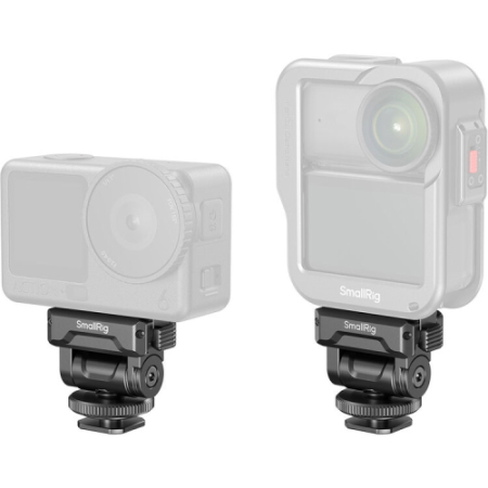 SmallRig 6440 - uchwyt, adapter z szybkozłączkowym mocowaniem do DJI Osmo Action 6 / Nano (na zimną stopkę) - przykład użycia